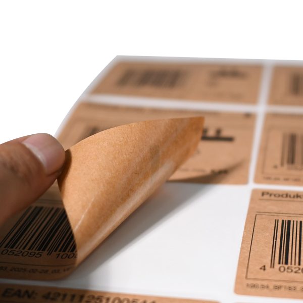 Kraft Paper Adhesive Stickers