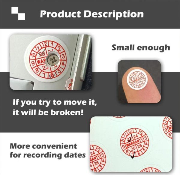 Fragile paper adhesive sticker