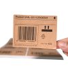 Kraft paper adhesive labels and stickers