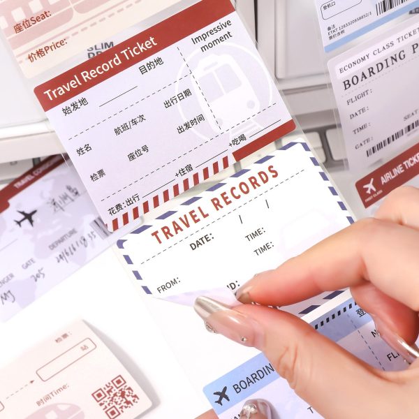 Writing paper adhesive sticker