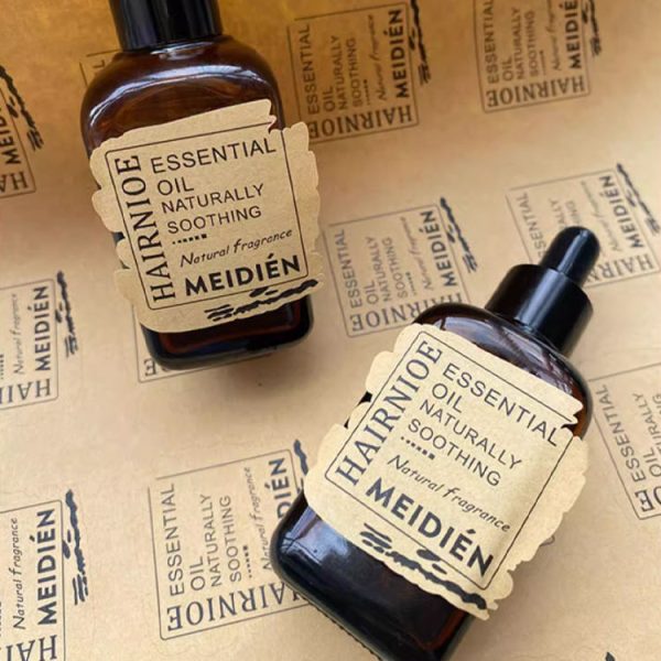 Kraft paper adhesive labels and stickers