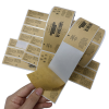 Kraft paper adhesive labels and stickers