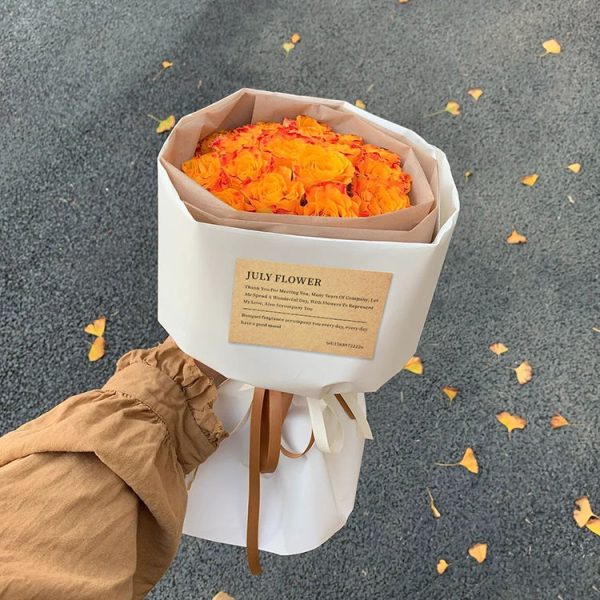 Kraft paper adhesive labels and stickers