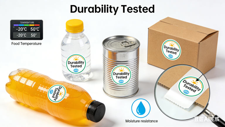 how to choose food beverage labels, FDA compliant food labels, freezer resistant food stickers