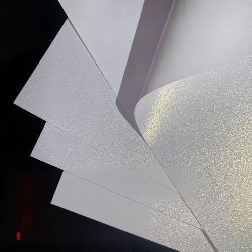 The Pearlescent Ultra-White Adhesive labels and stickers