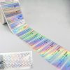 Silver flat laser adhesive stickers