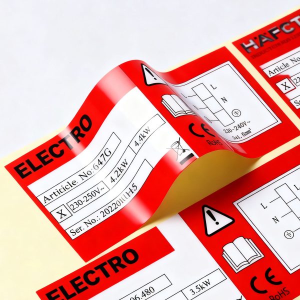 PP Synthetic Paper Adhesive Sticker (Oil Adhesive Type)