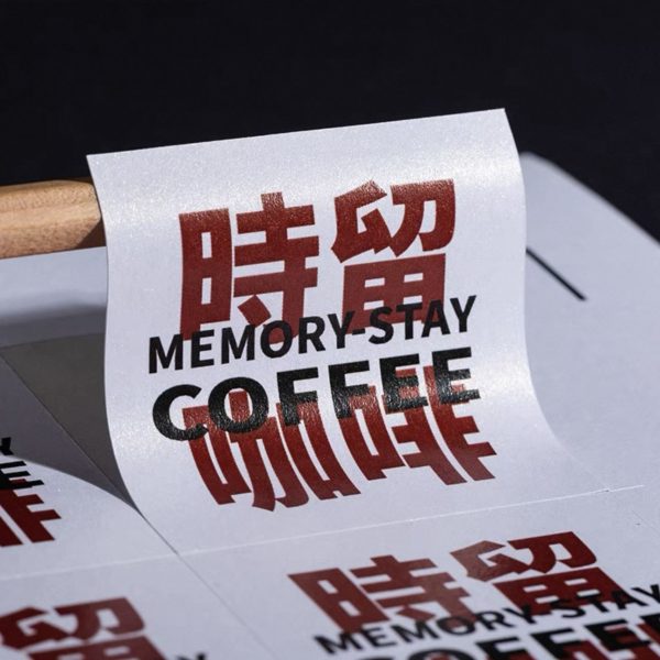 Pearlescent film adhesive stickers