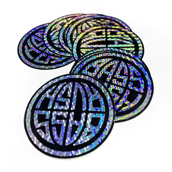 Checkered Laser Adhesive Sticker