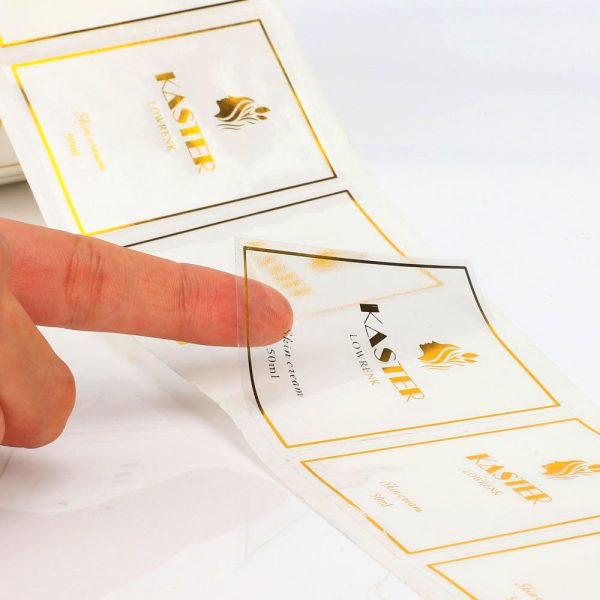 Transparent Adhesive Labels and Stickers