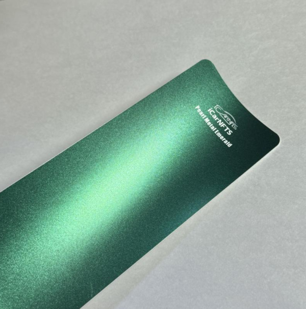 Pearlescent film adhesive stickers