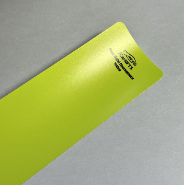 Pearlescent film adhesive stickers