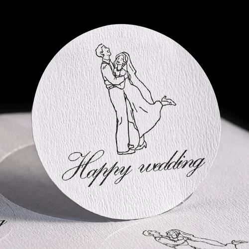 Polar Elegant White Adhesive labels and stickers