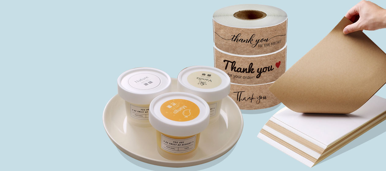 Paper adhesive sticker